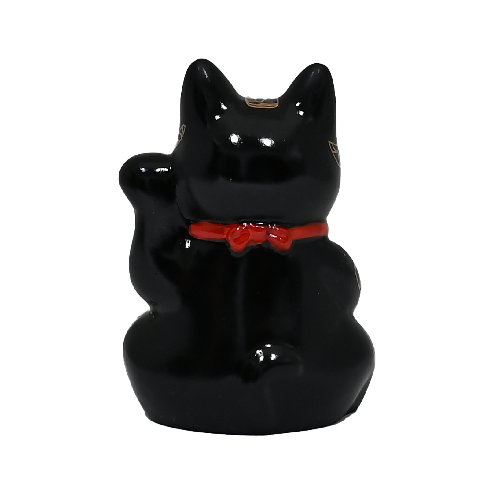 Happineko Lucky Cat Black - Figurine