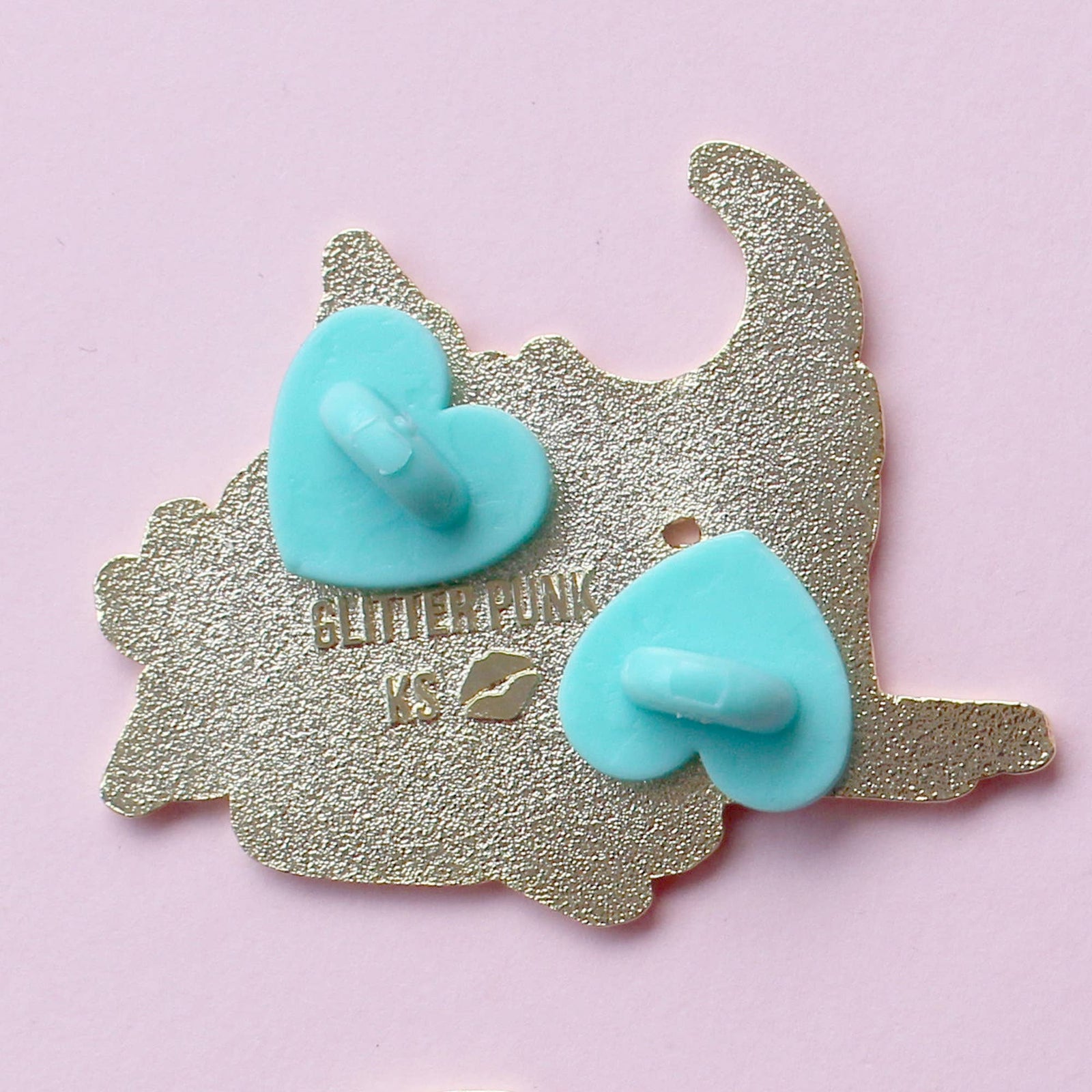 Peony Cat- Hard Enamel Pin