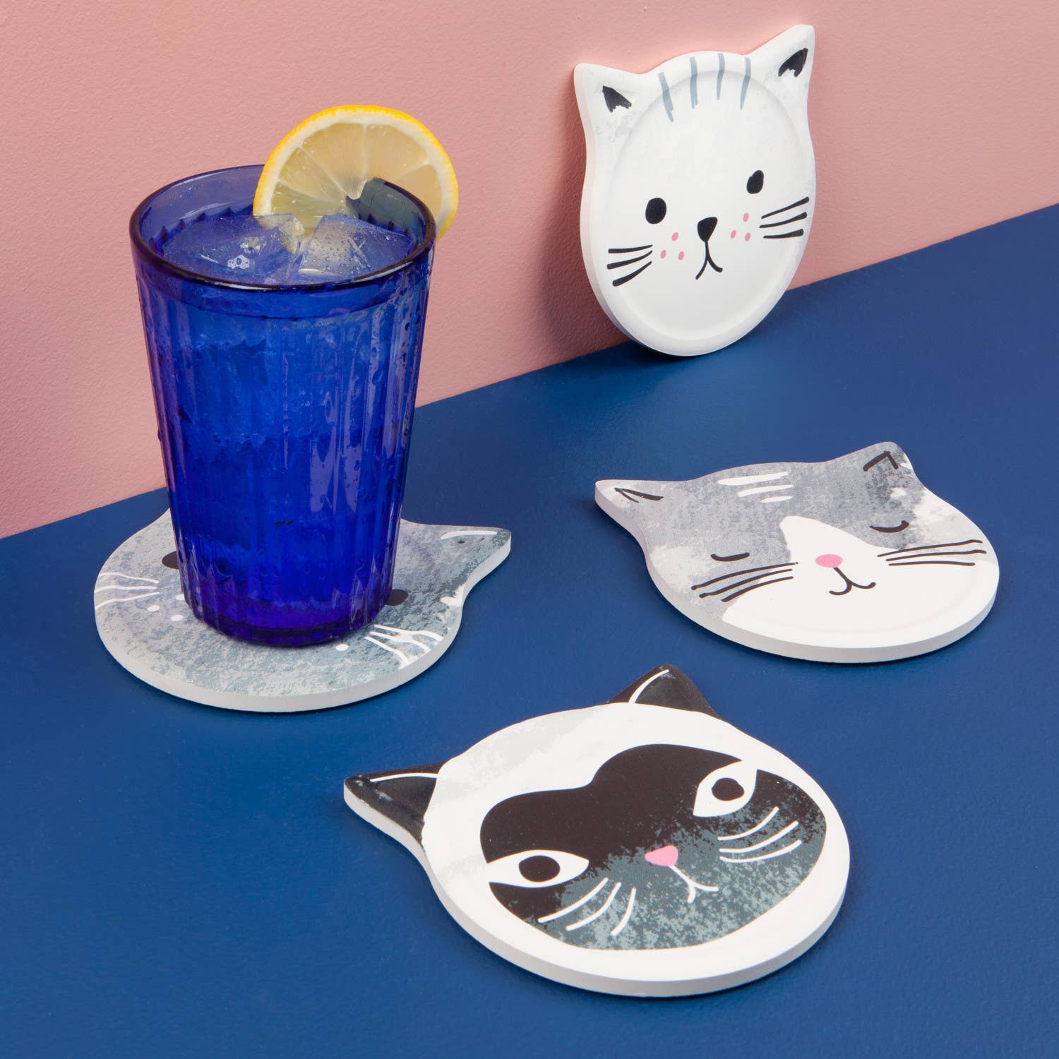 Kitty Soak Up - Absorbent Ceramic Coaster