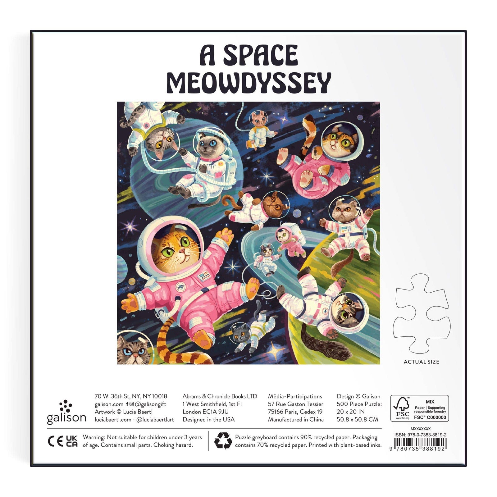 A Space Meowdyssey - 500 Piece Puzzle