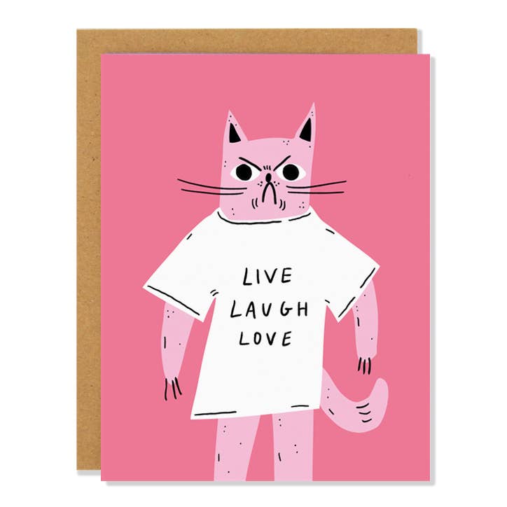 Live Laugh Love - Birthday, Everyday Card