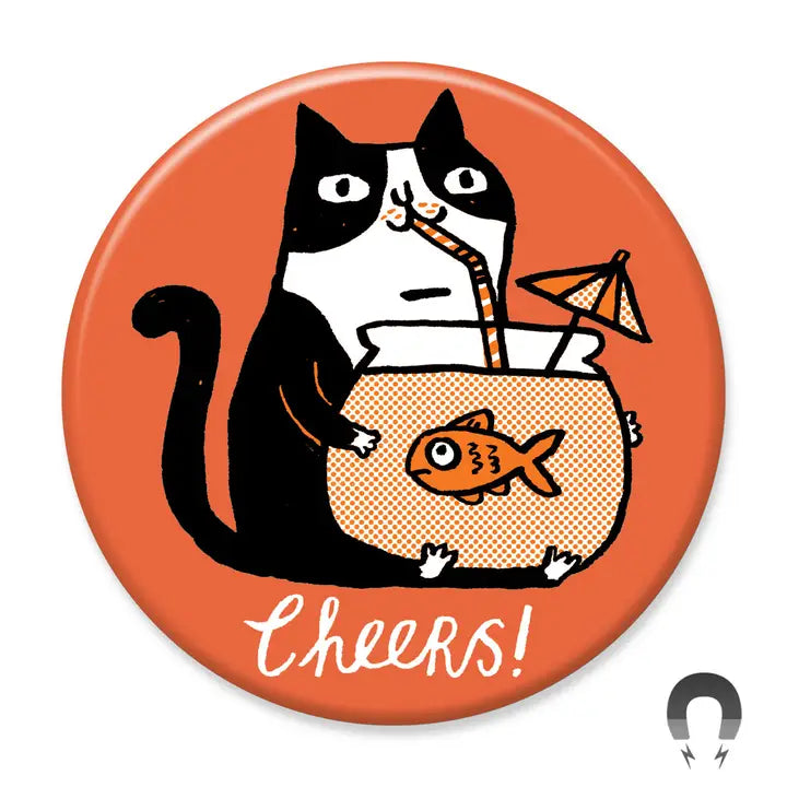 Cheers Cat - Magnet