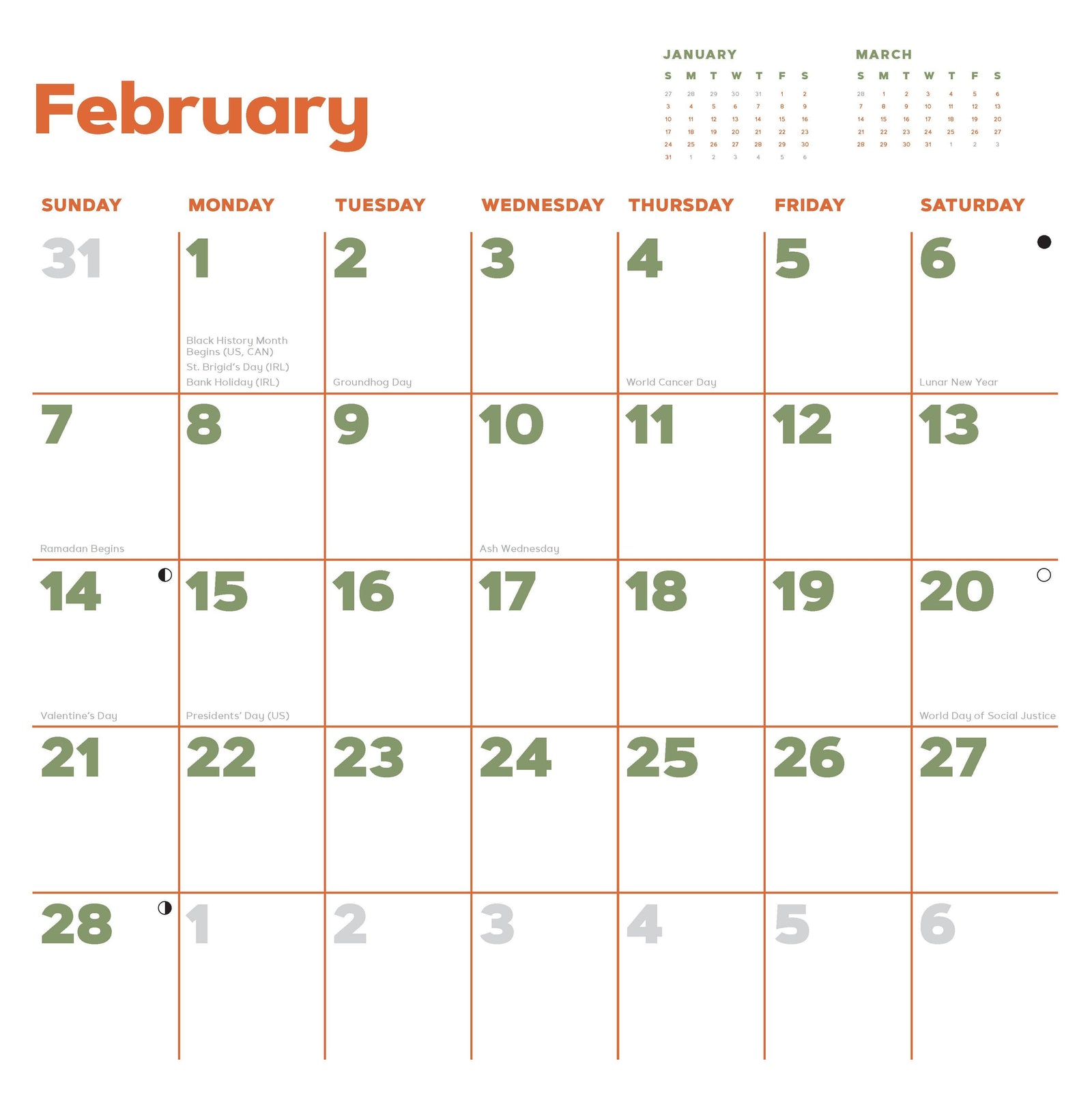 Catffirmations - 2027 Wall Calendar