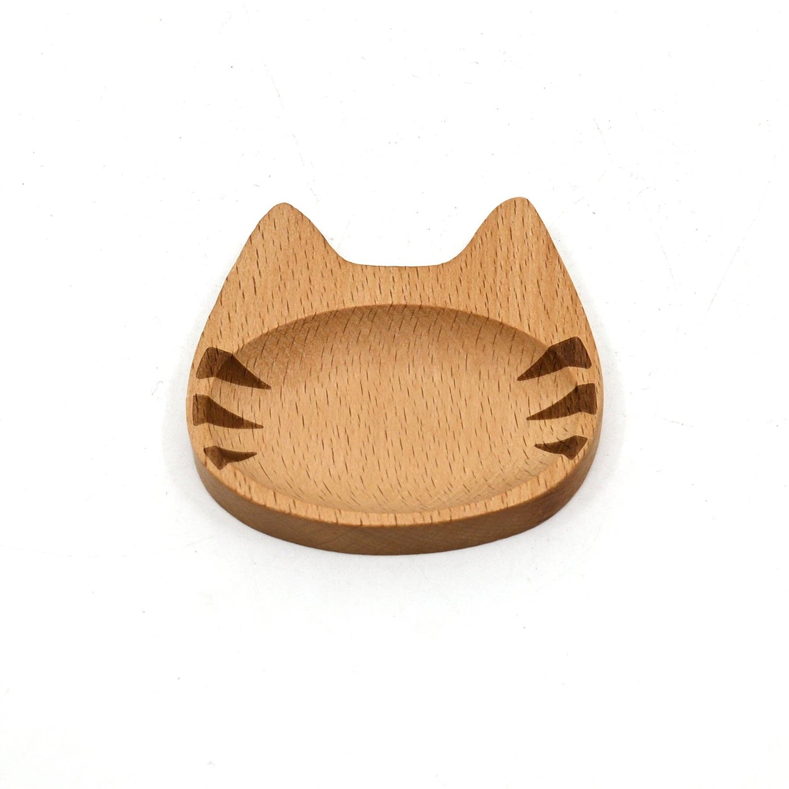 Tabby Cat - Wooden Trinket Dish