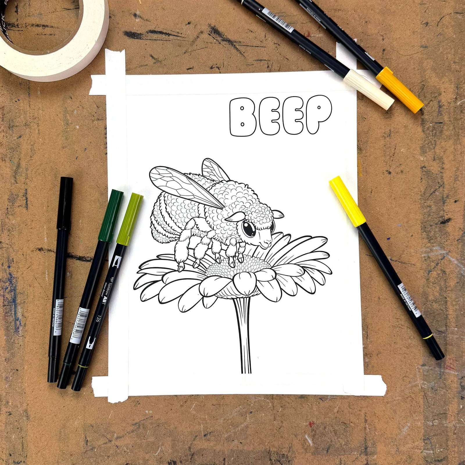 Whatif Hybrid Animal - Coloring Book