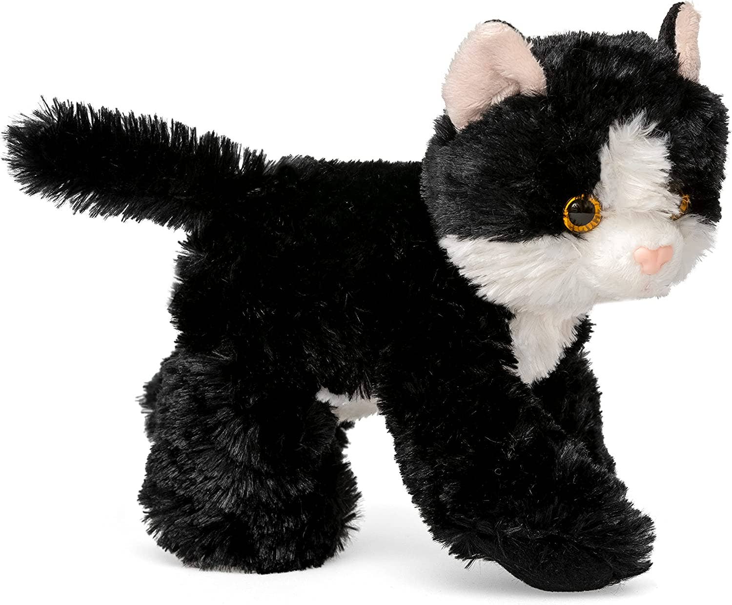 Fluffy Tuxedo Cat - Kitten Plushy