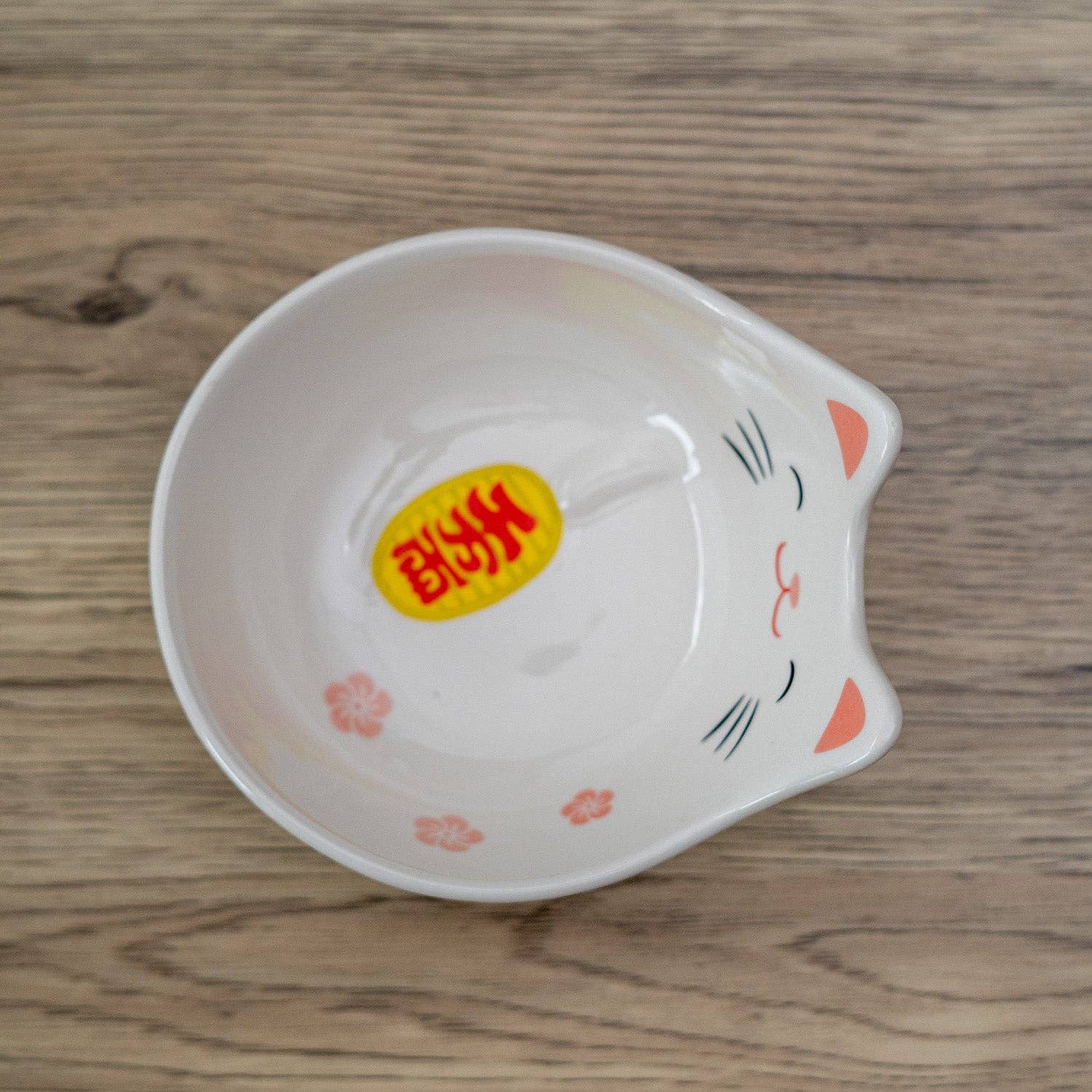 White Lucky Cat - Ceramic Small Dish Plate