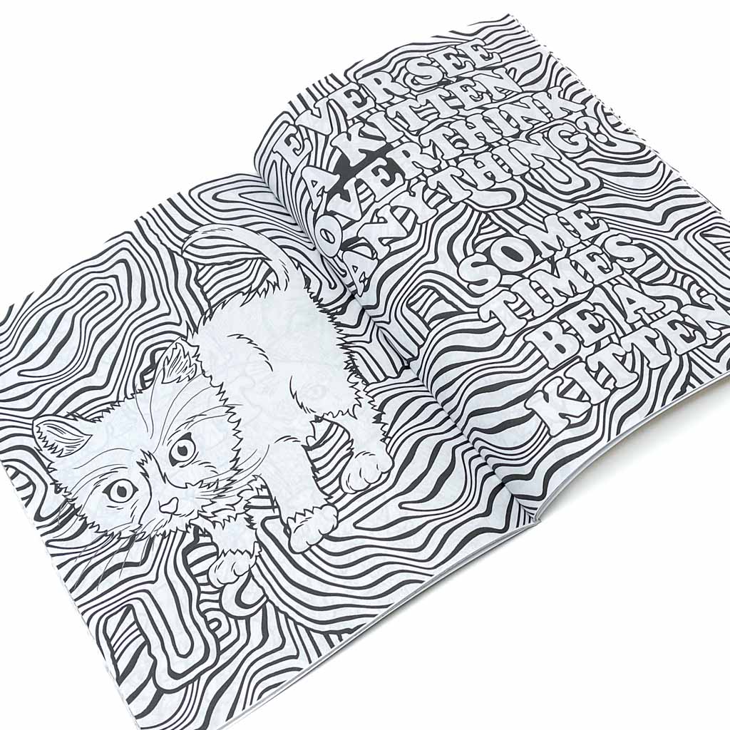 Depression Cats 2 - Coloring Book