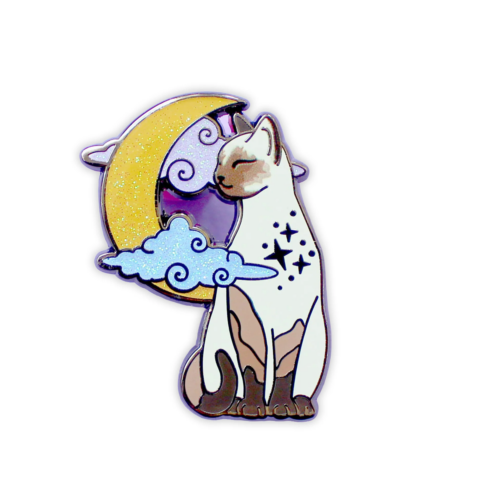 Pointed Siamese Cat - Enamel Pin