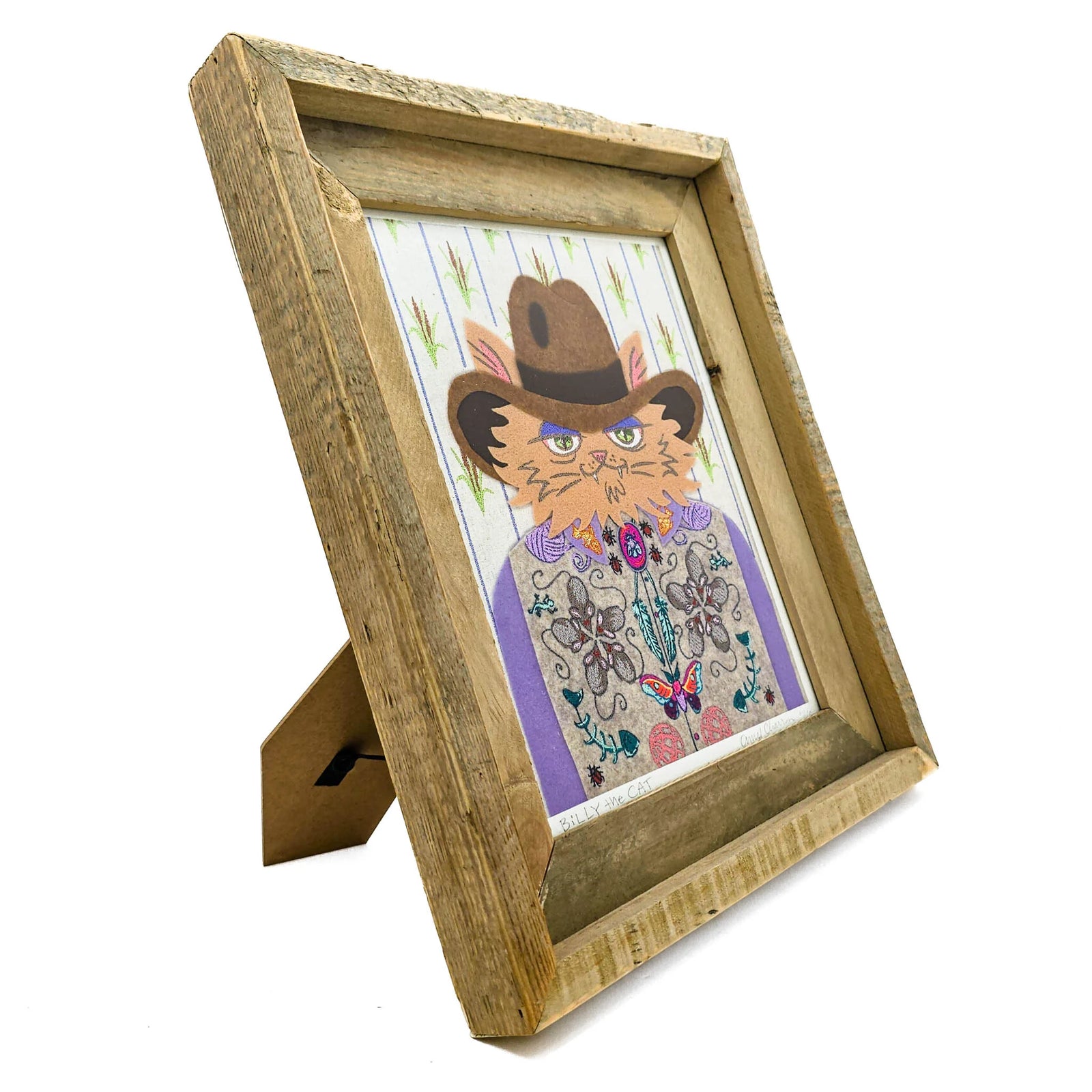 Billy the Cat - Signed Framed Art Print