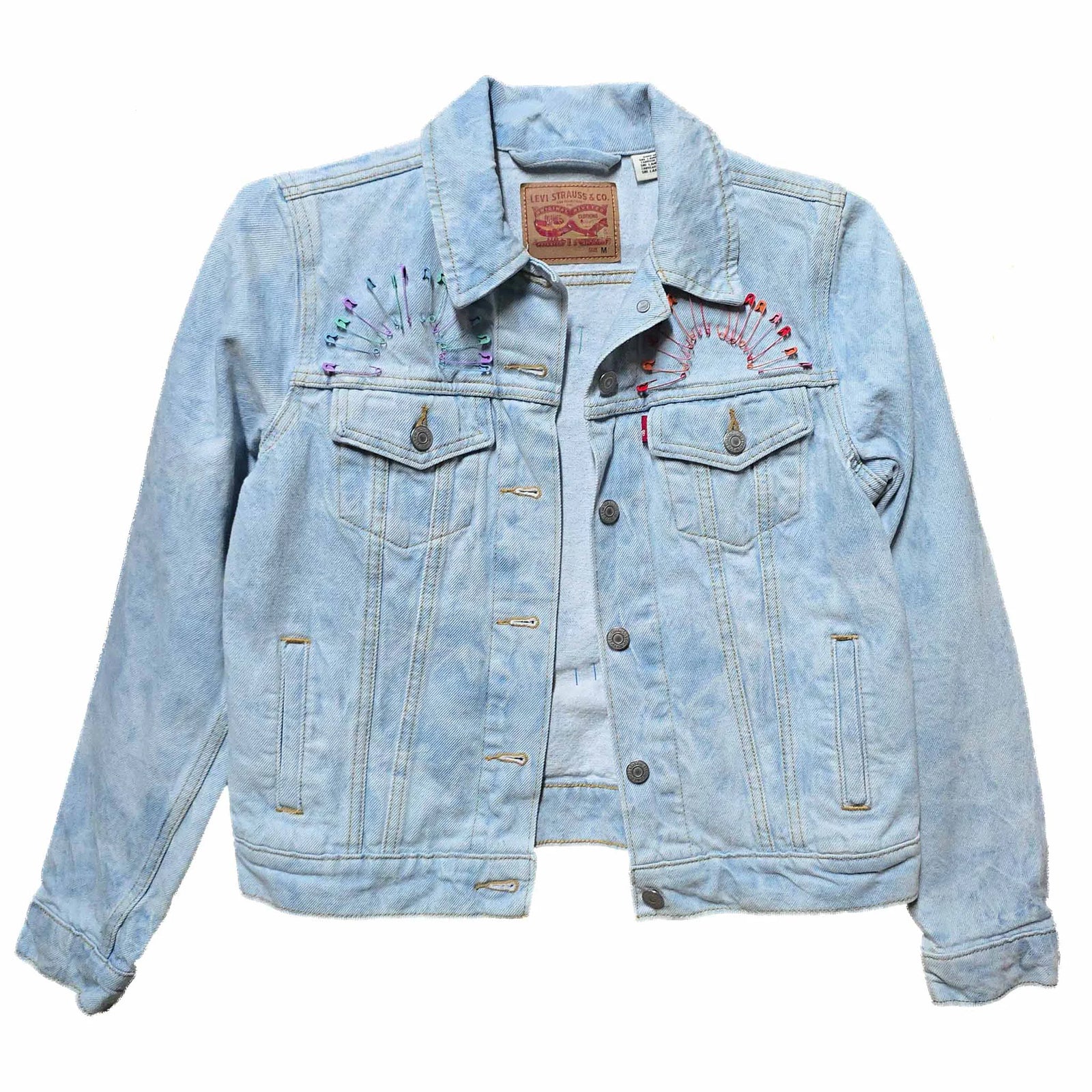 Sun & Moon Cat - Upcycled Jacket