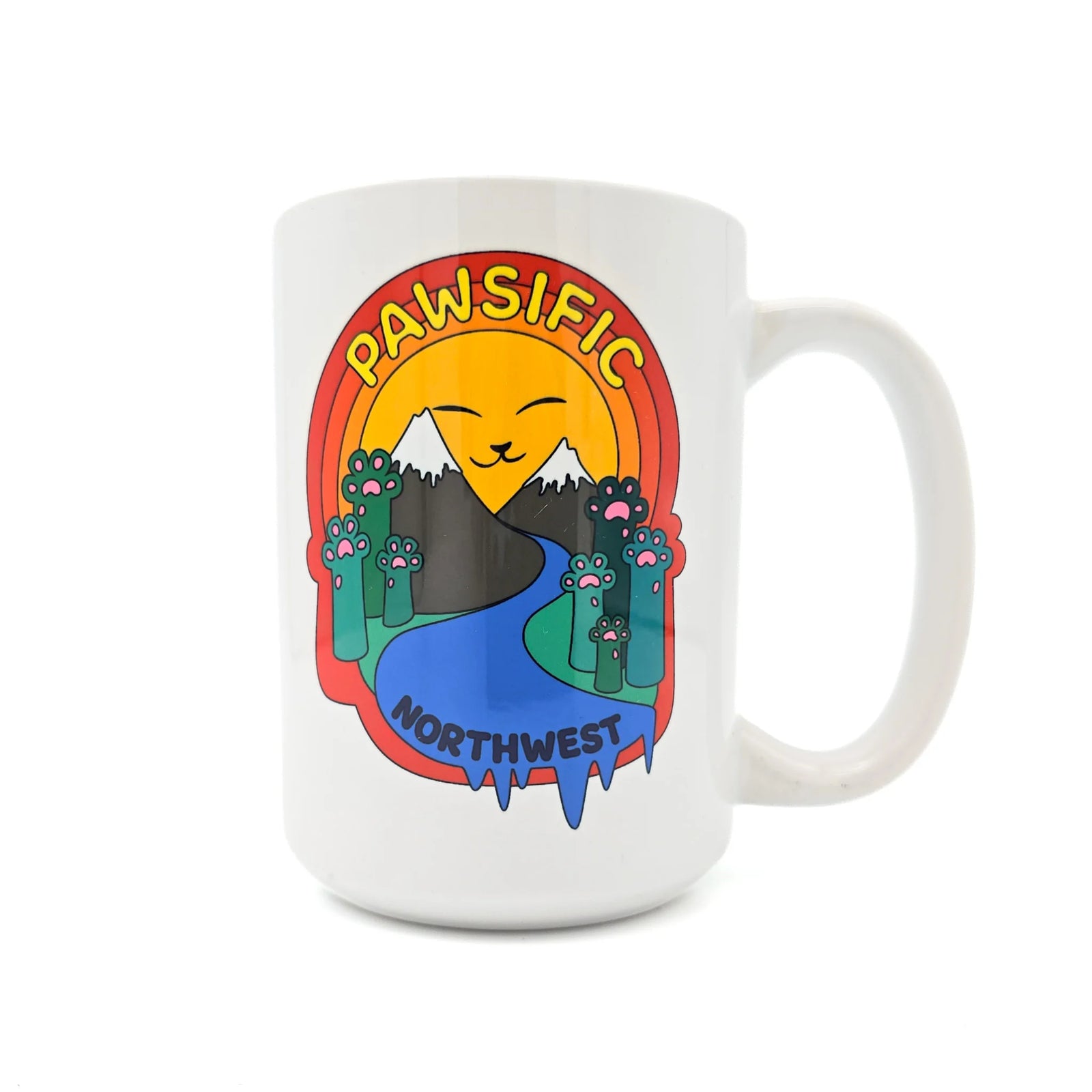 Pawsific Northwest - Ceramic Mug - 16oz