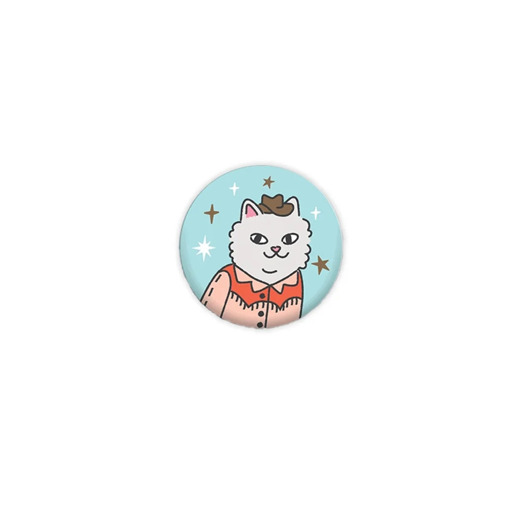 Cowboy Kitties - Mini Magnet