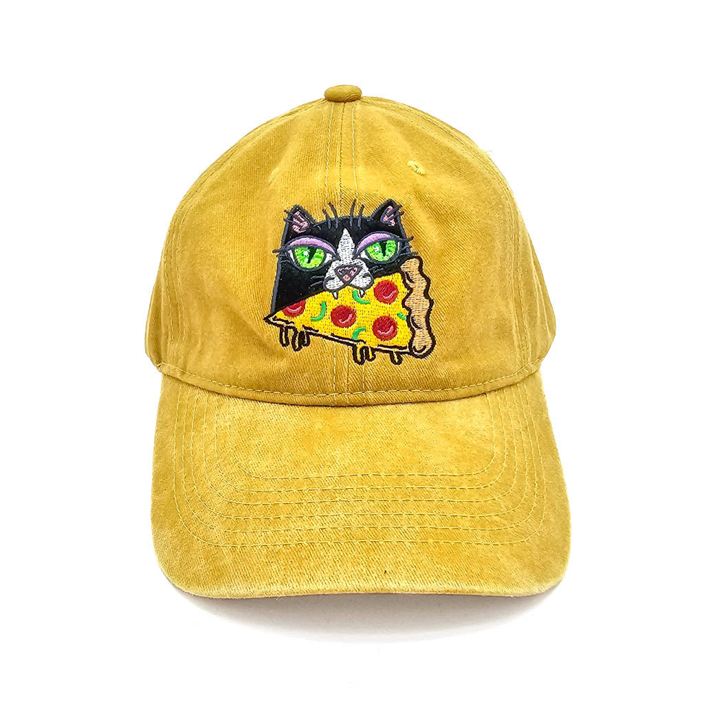 Tuxedo Pizza Cat - Embroidered Hat