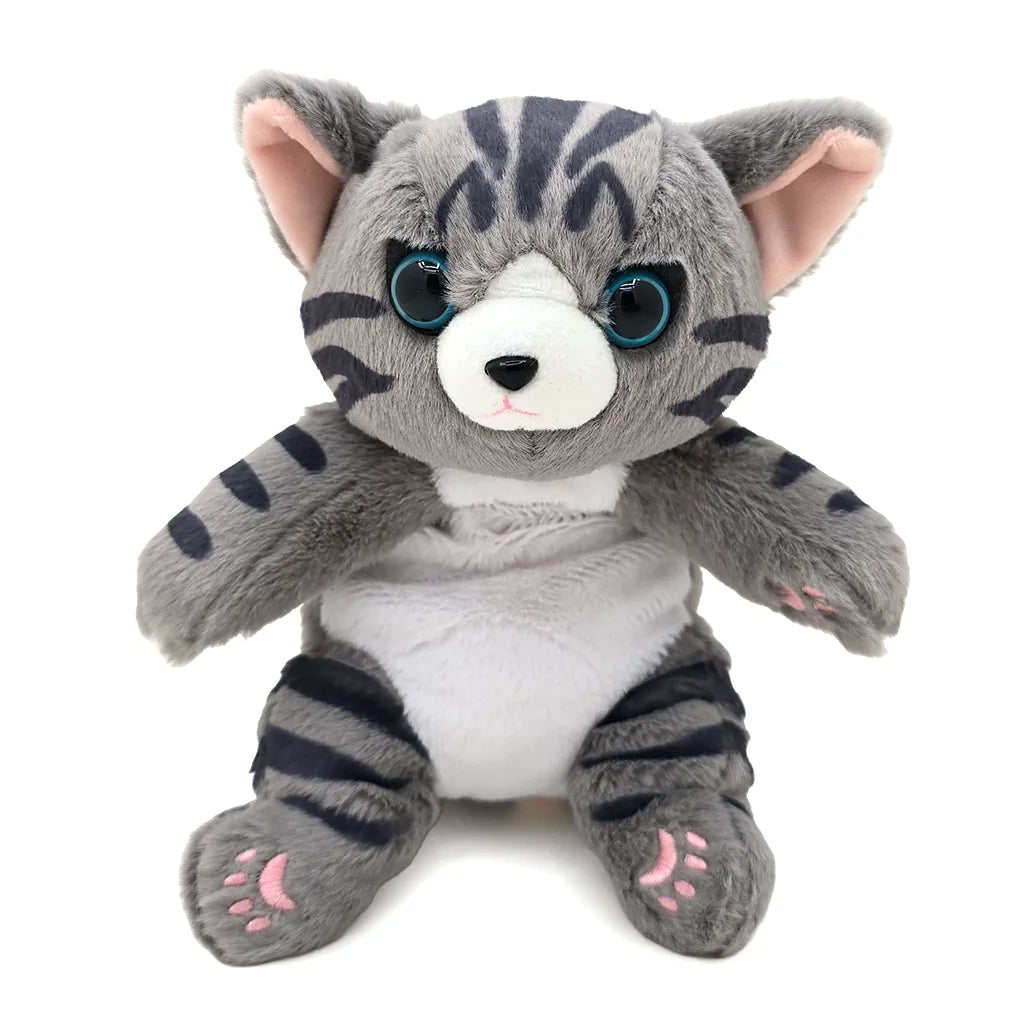 Cuddly Kitty Gray Tabby - Soft Plushy