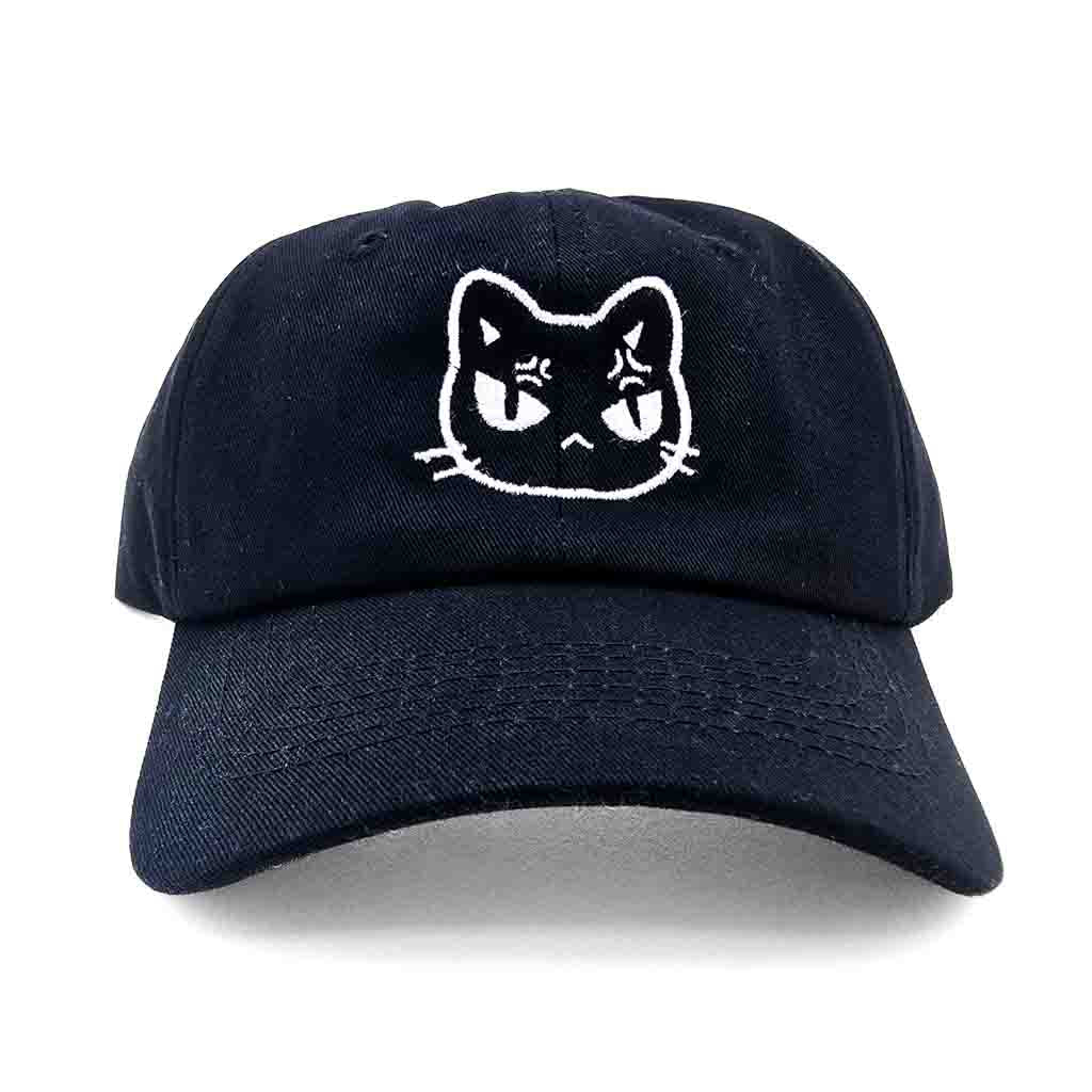Glow In The Dark Black Cat - Baseball Cap Hat
