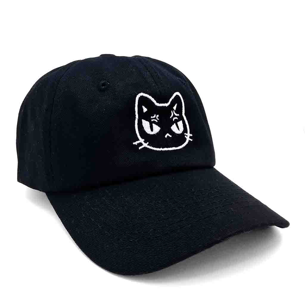 Glow In The Dark Black Cat - Baseball Cap Hat