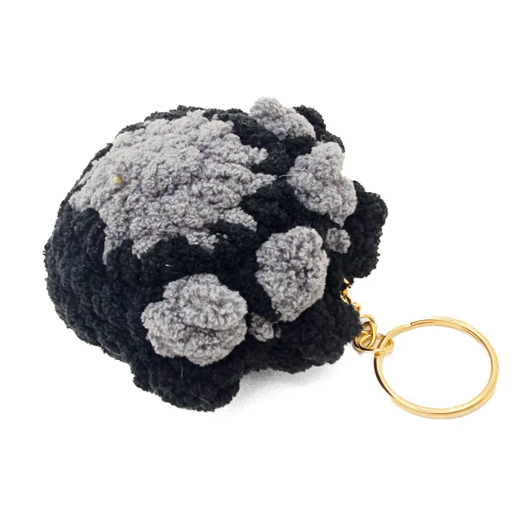 Fuzzy Paw - Hand Crochet Keychain/Bag Charm