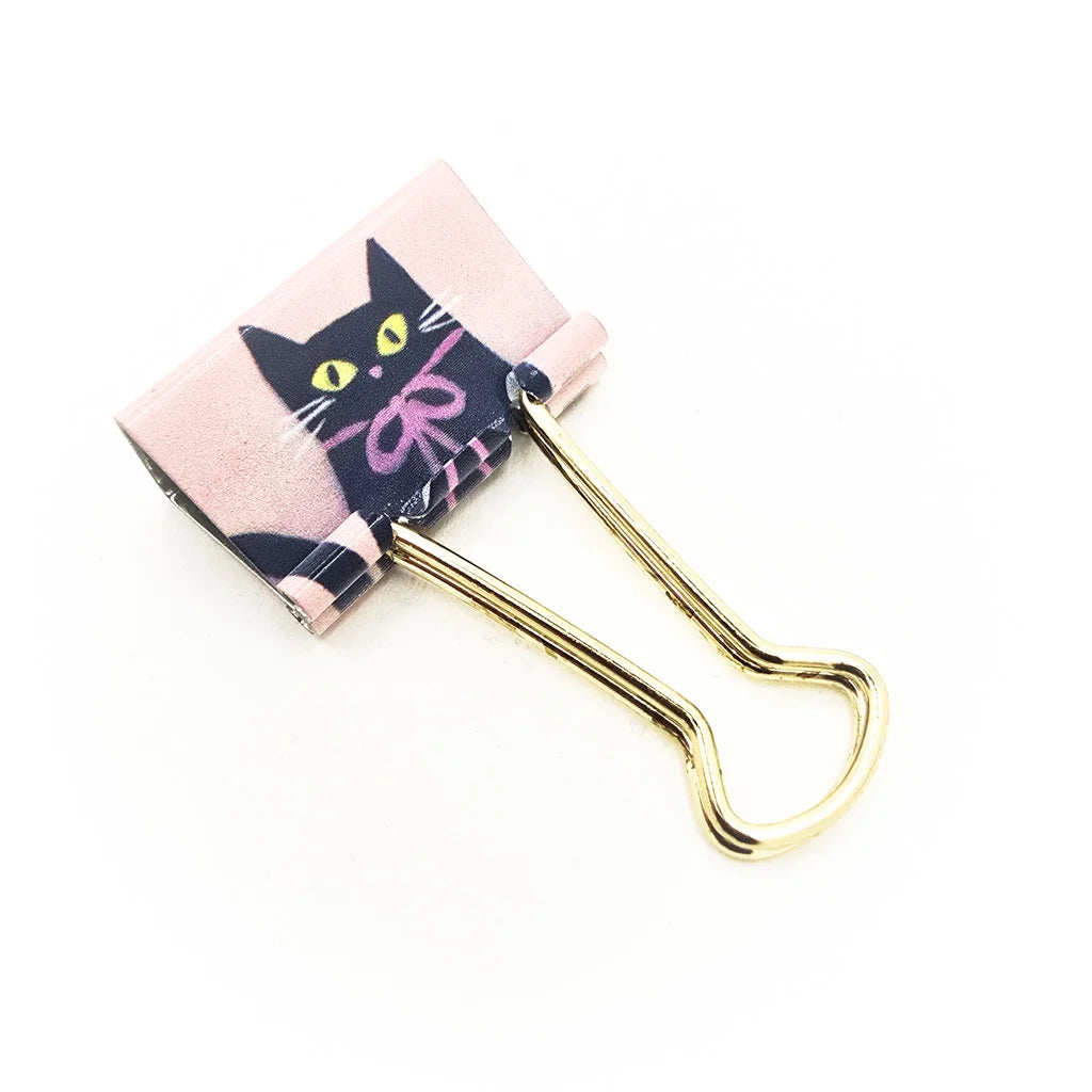 Colorful Cat Binder Clips
