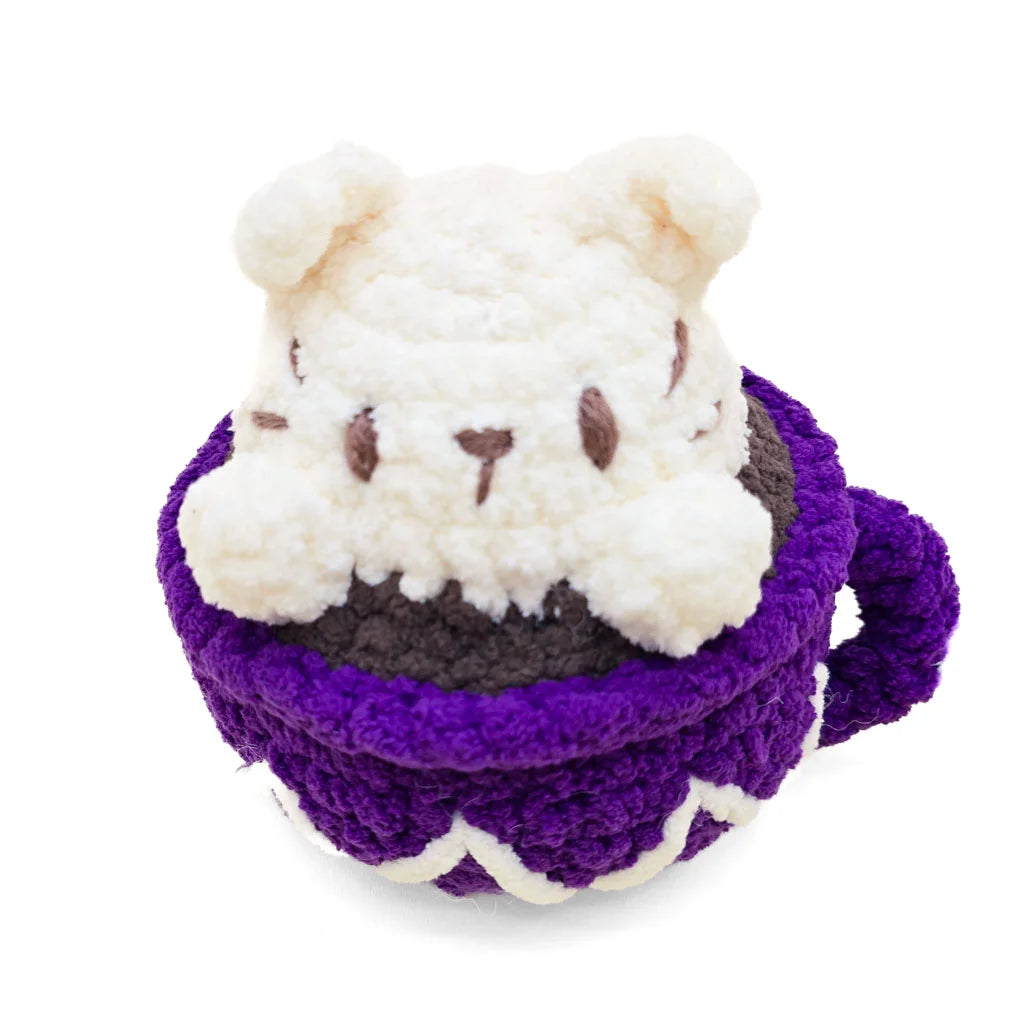 Coffee Cats - Hot Chatcolate - Super Soft Hand Crochet