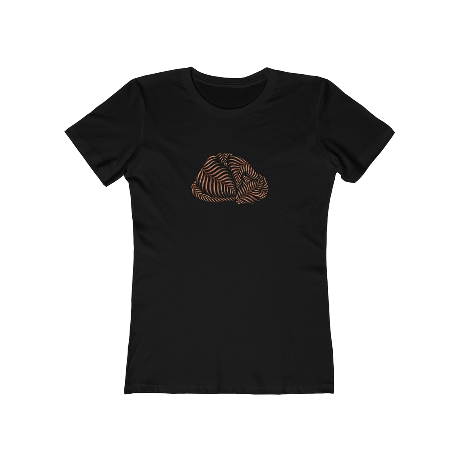 Sleeping Fern Cat - Semi-Fitted T-shirt