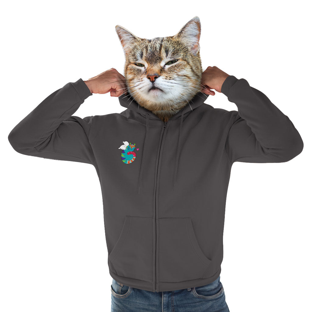 GiftyKitty Zip-Up Hoodie