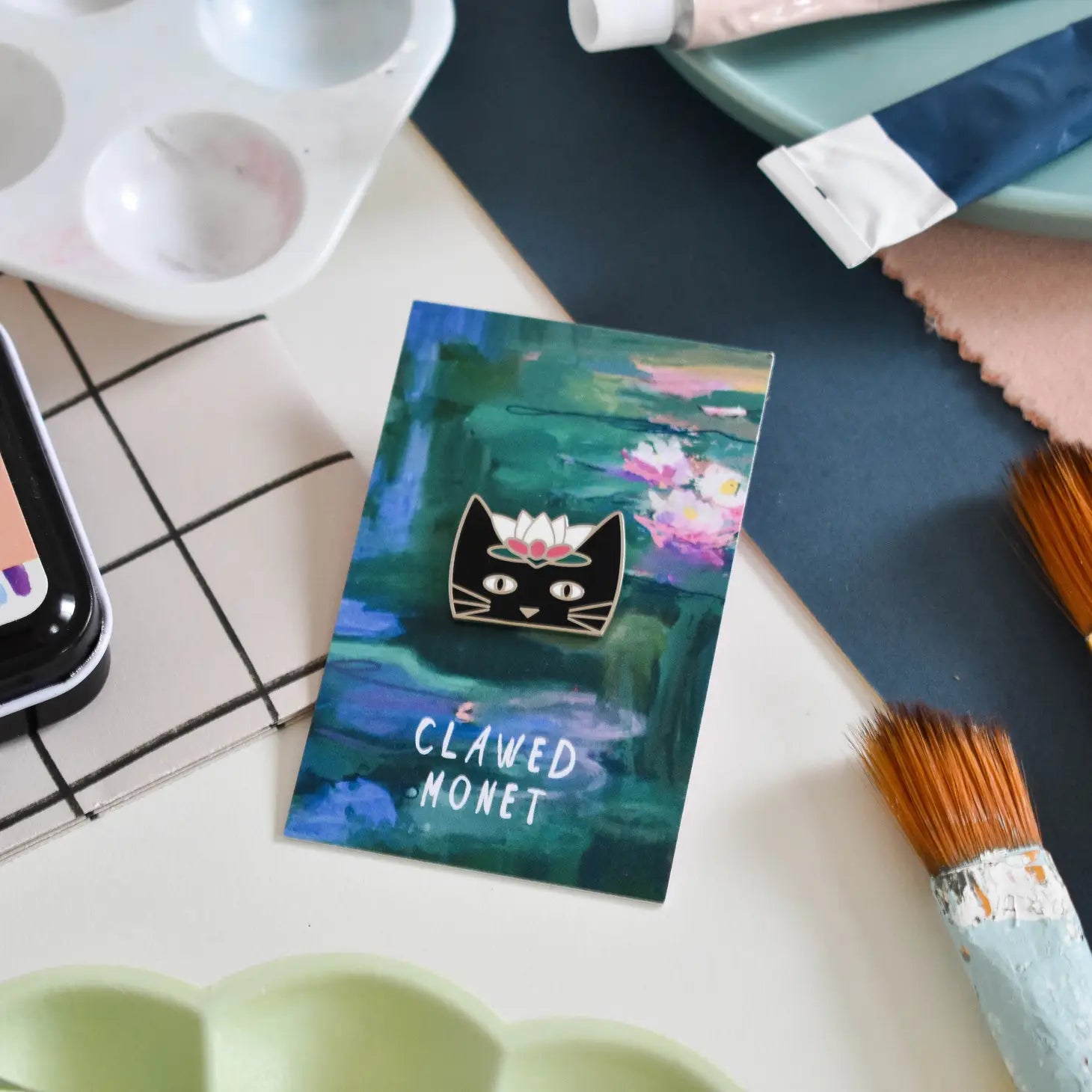 Clawed Monet - Hard Enamel Pin