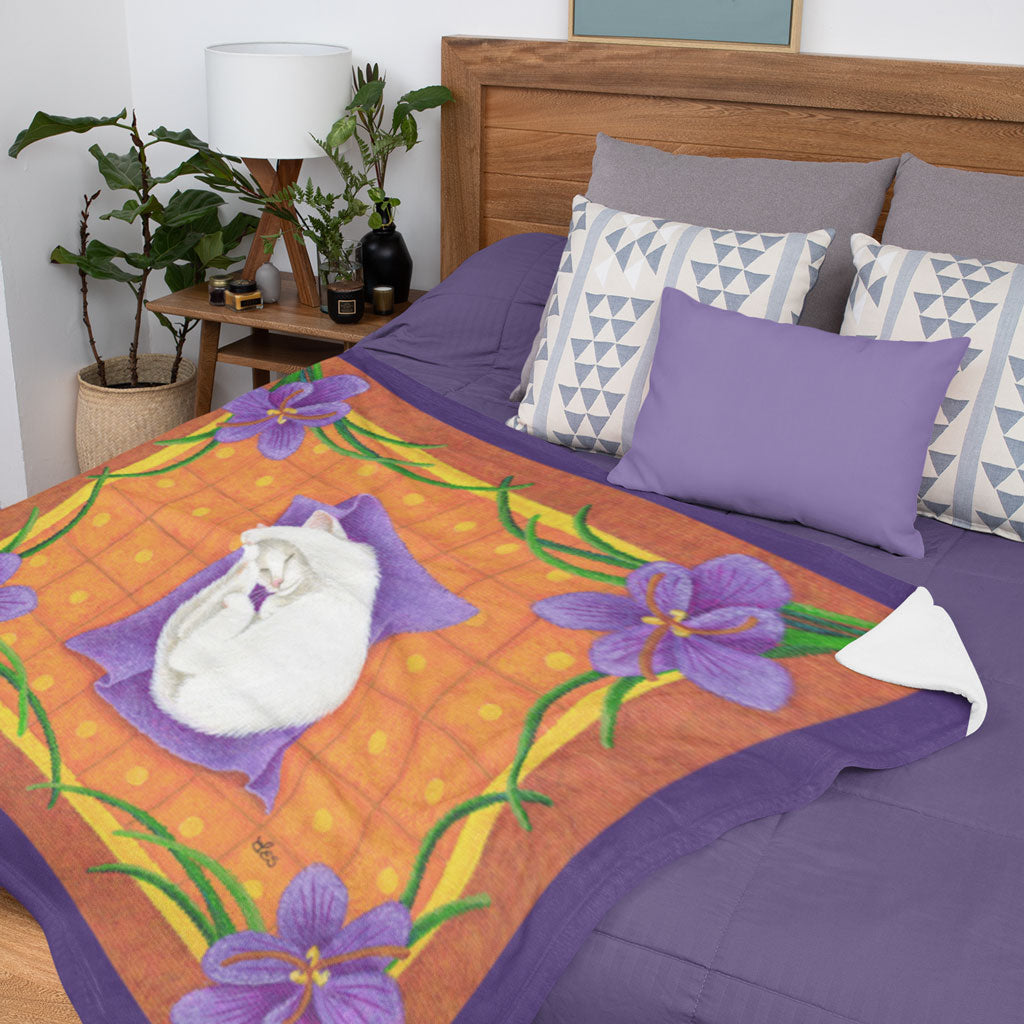 Flower Power Nap - Minky Blanket