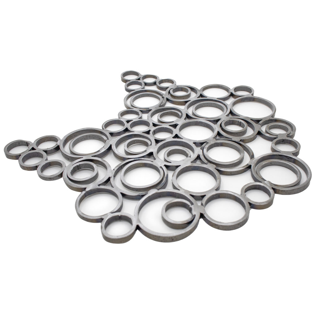 Swirly Cat #3 - Metal Wall Art