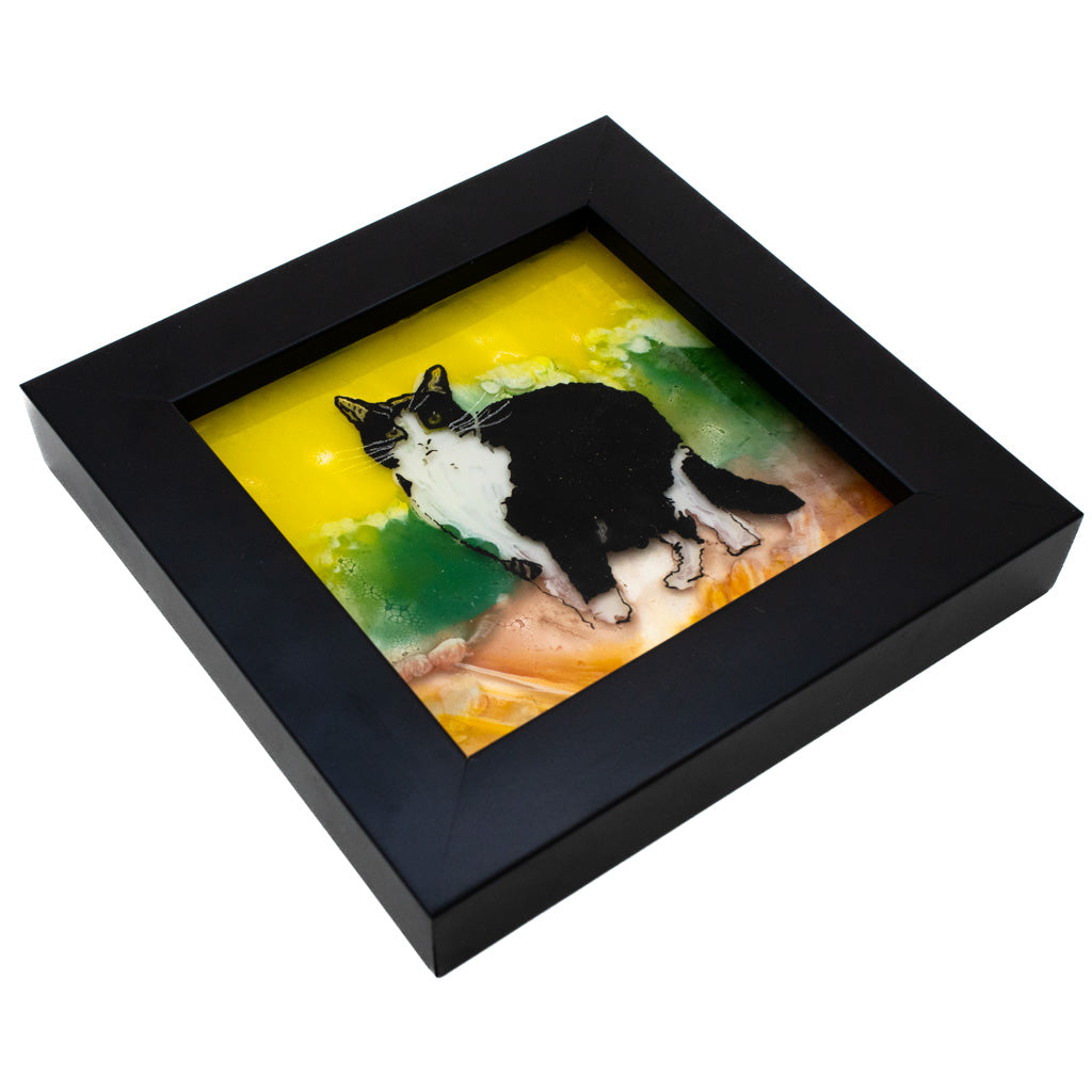 Sweet Summer Day - Framed Fuse Glass