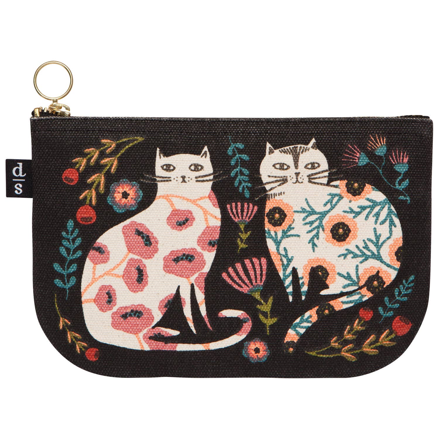 Cats in the Garden - Zipper Pouch