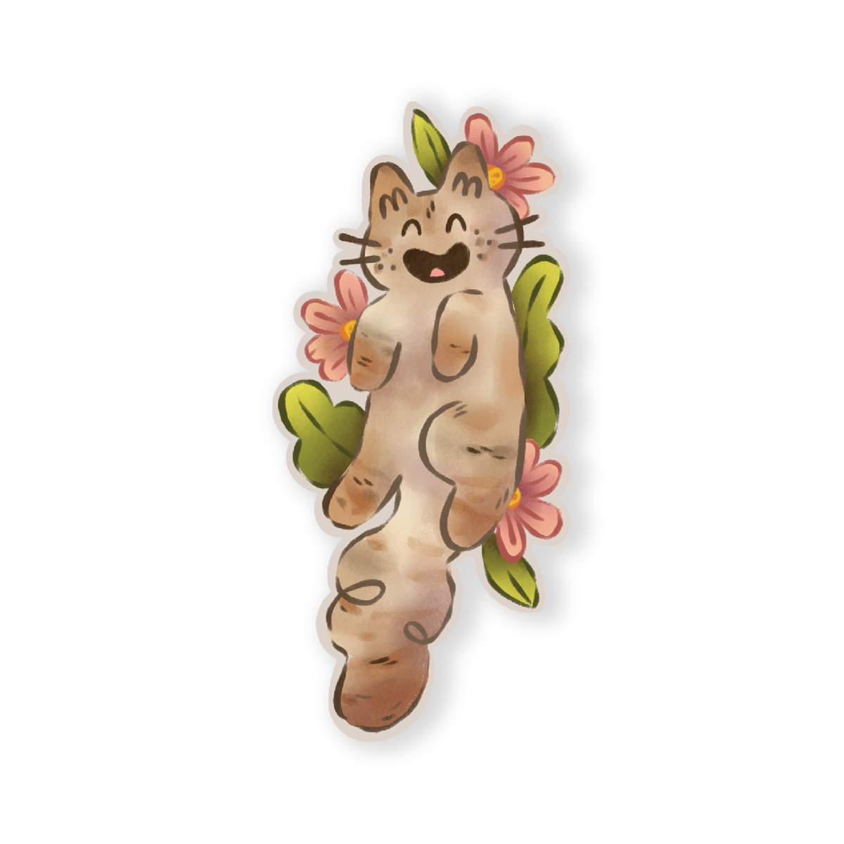 Tabby Field - Die Cut Sticker