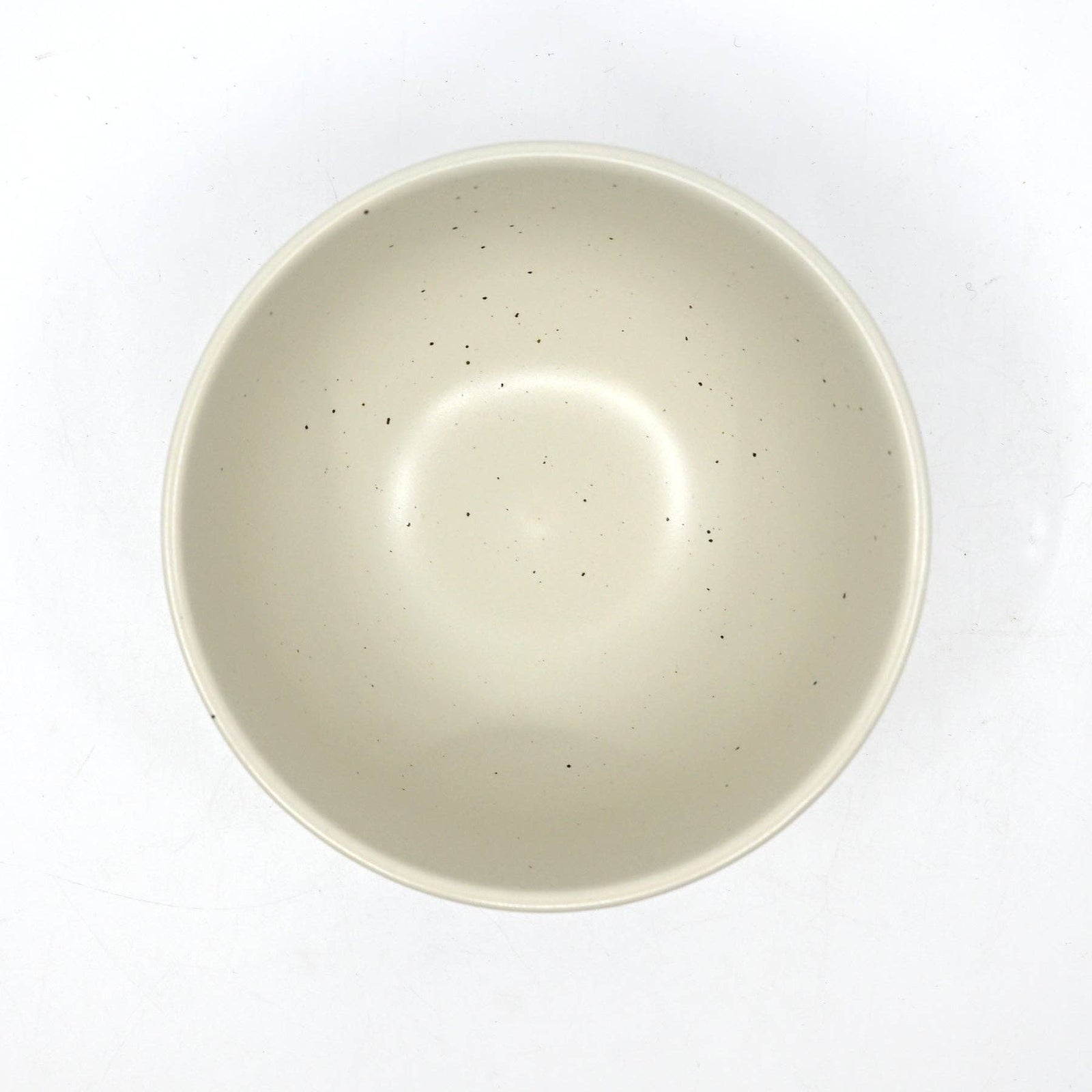 Black and White Cat Design - White - Porcelain Rice Bowl