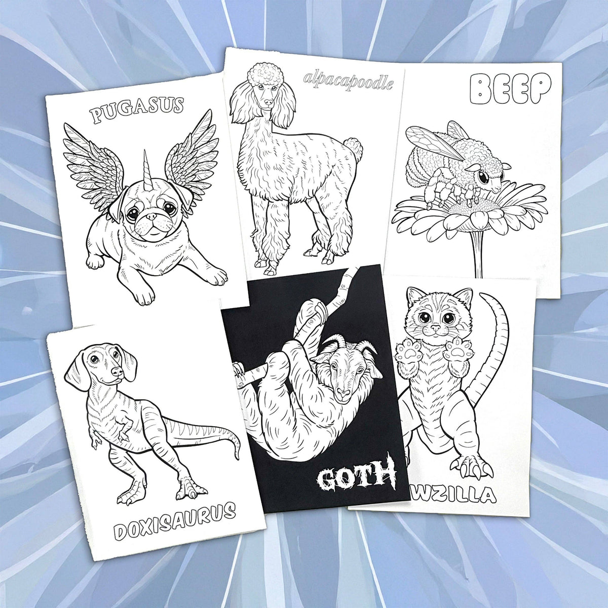 Whatif Hybrid Animal - Coloring Book