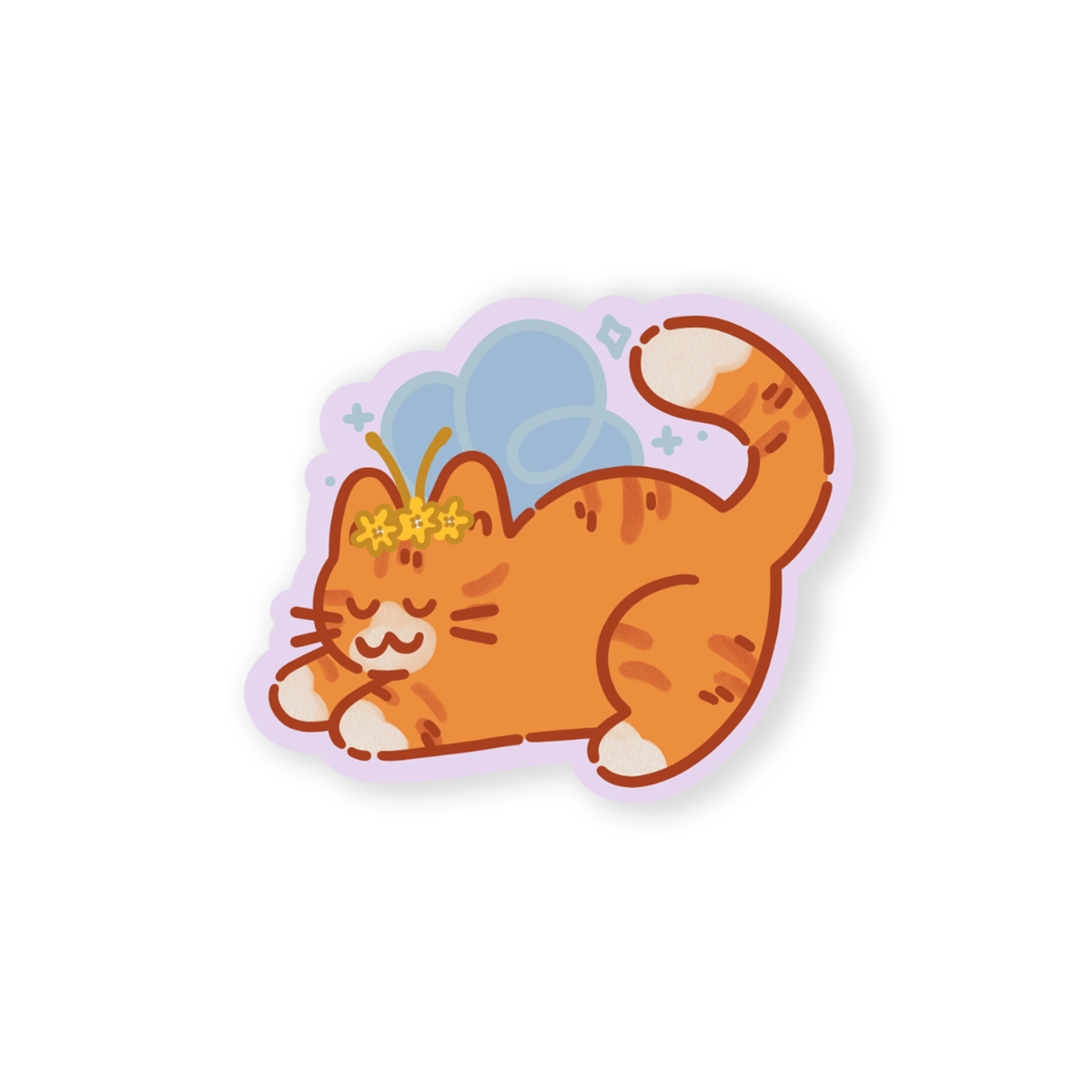 Tabby Fairy - Die Cut Sticker