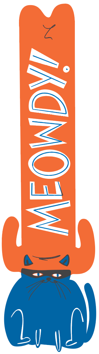 Meowdy XL - Vinyl Bumper sticker