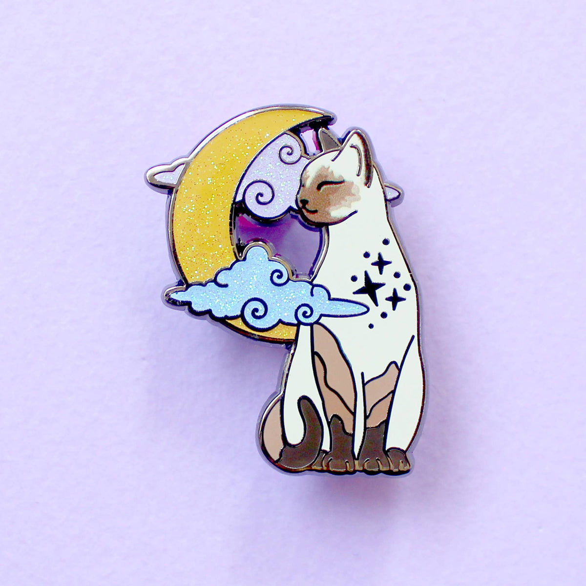 Pointed Siamese Cat - Enamel Pin