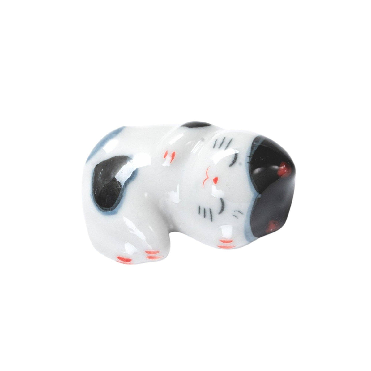 Black &amp; White Kitty - Ceramic Chopsticks Rest