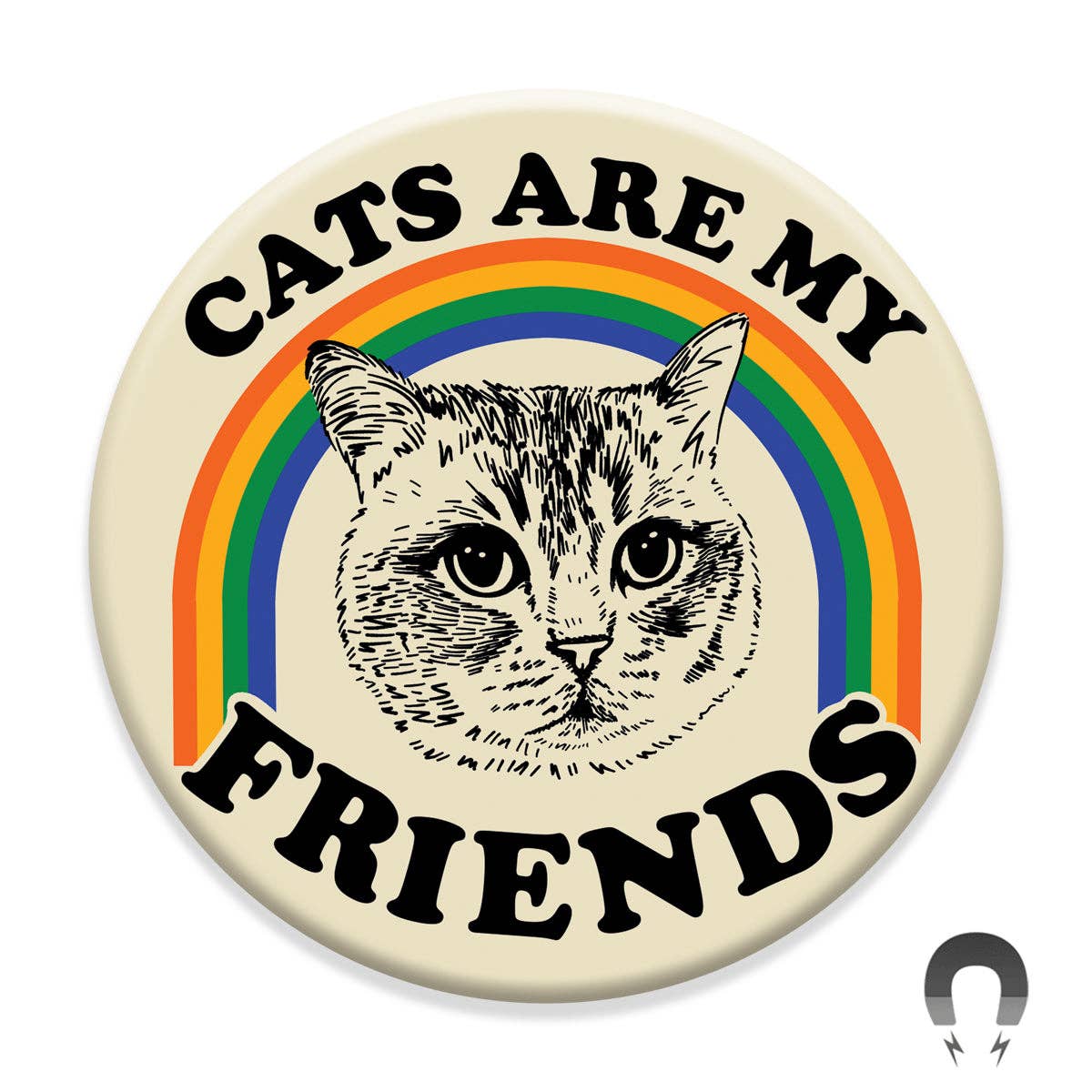 Shorthair Cat Friend - Magnet
