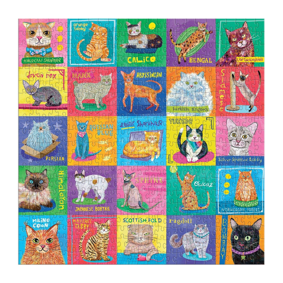 Purr-fect Portraits - 500 Piece Puzzle
