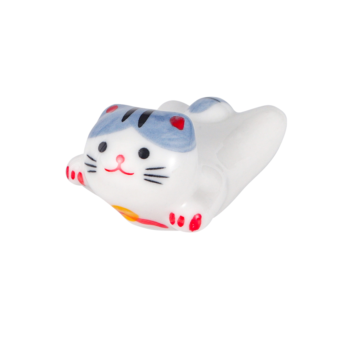 Grey Tabby - Ceramic Cat Chopsticks Rest