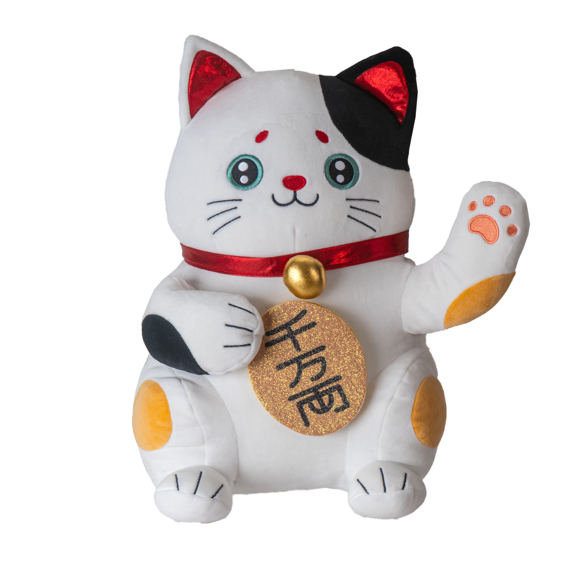 Limited Edition Maneki Neko Calico Lucky Cat - Squishable Plush