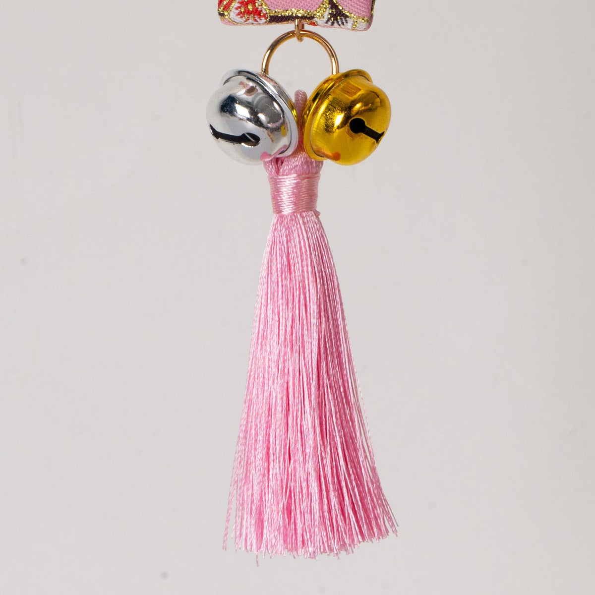 Maneki Neko Pink Lucky Cat - Hanging Charm