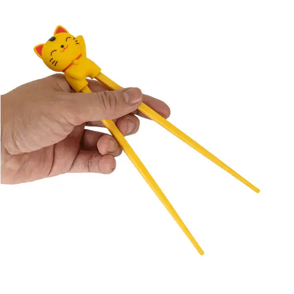 Lucky Cat - Orange - Training Chopsticks