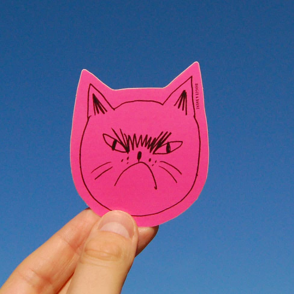 Snitty Kitty - Die Cut Sticker