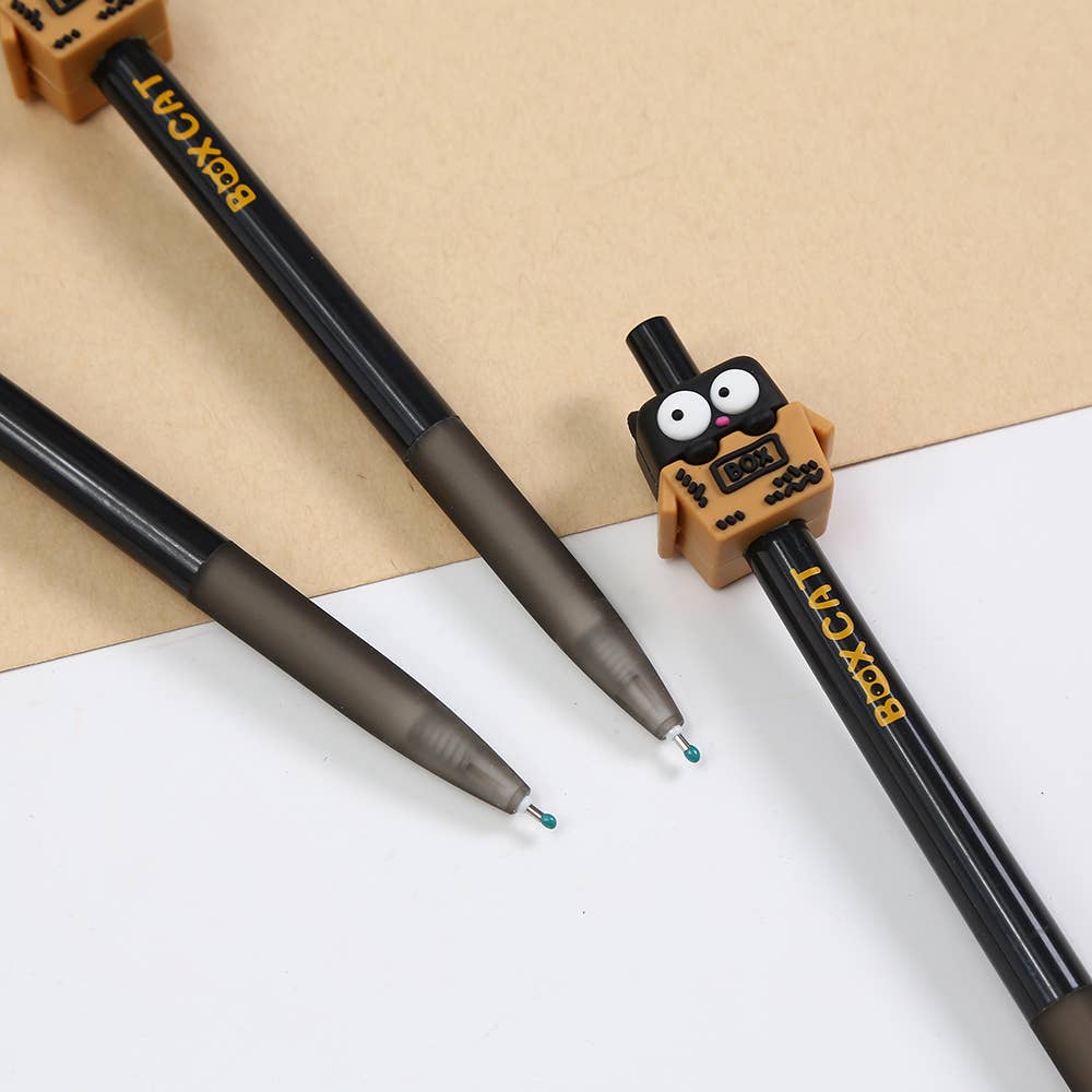 Box Cat - Gel Pen