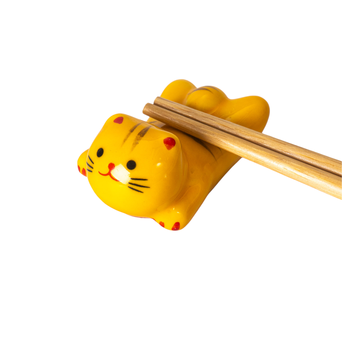 Orange Cat - Ceramic Chopsticks Rest
