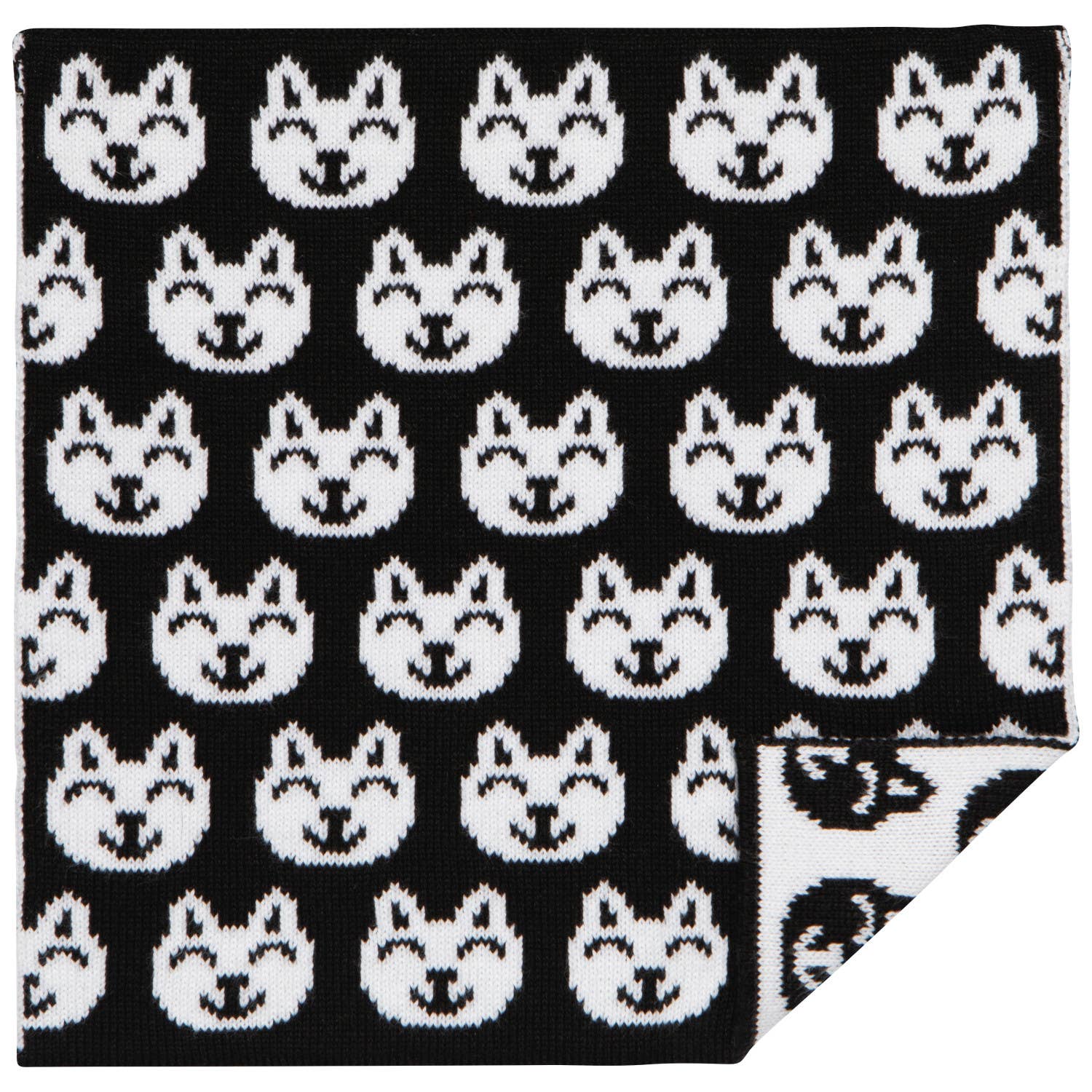 Happy Feline Fine Cat Faces - Cotton Knit Dishcloth