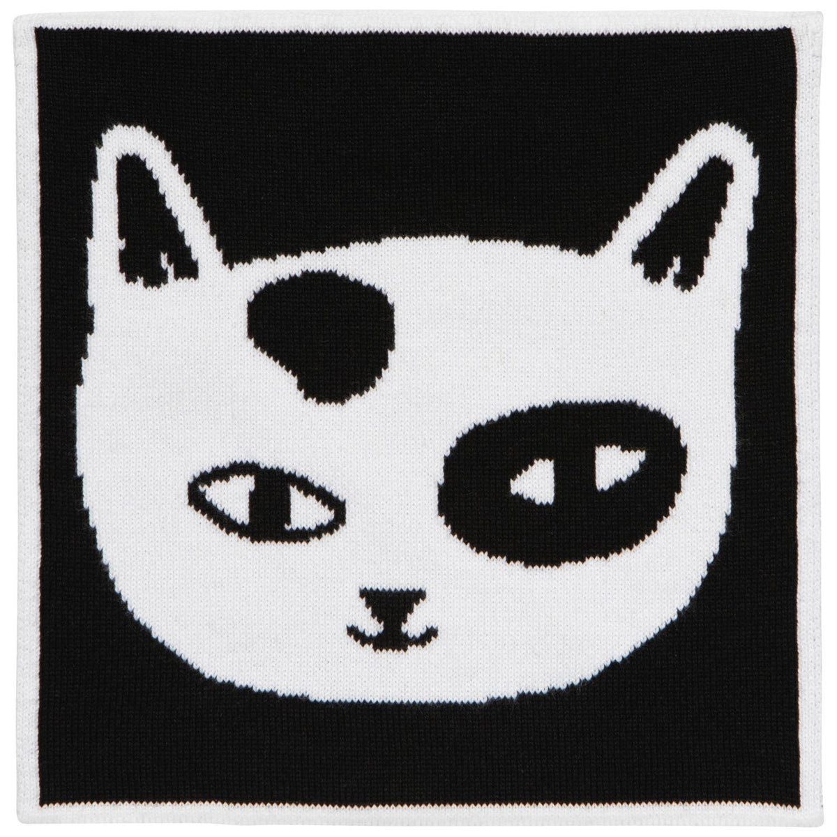 Cat Face Feline Fine - Cotton Knit Dishcloth