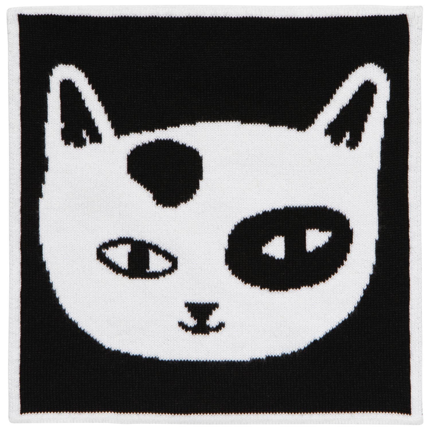 Cat Face Feline Fine - Cotton Knit Dishcloth